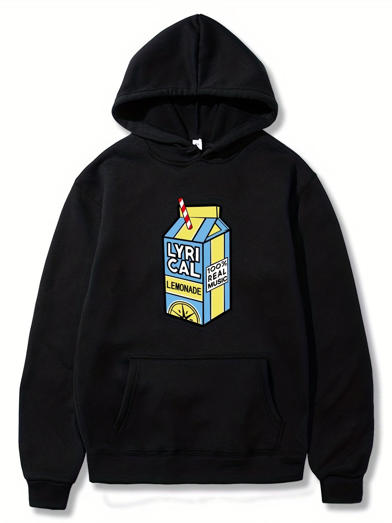 Plus Size Mens Cozy Graphic Hoodies - Soft Drawstring, Oversized Comfortable Fit, Vibrant Juice Print, Best Selling Pullover Sweatshirt for Casual Wear