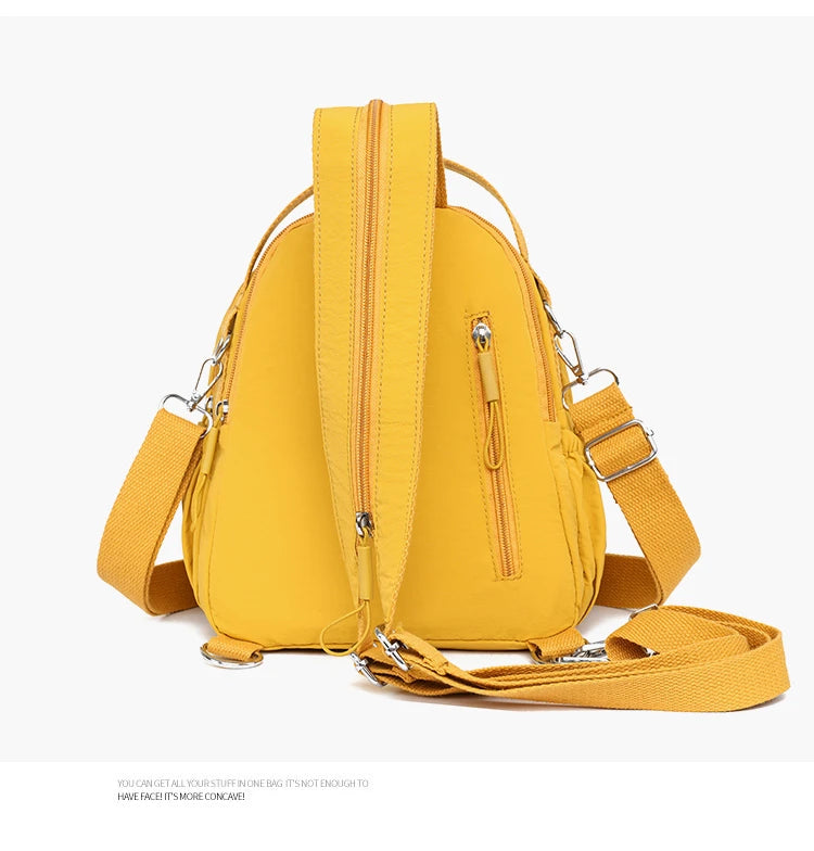 Backpack. New summer 2025 styles. Women's bags. Fashionable and casual. Made of nylon fabric. Lightweight. Women's travel bags.