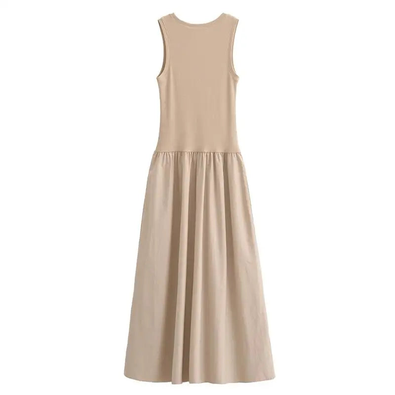 Dresses Summer Women's 2025 New Chic Slim Simple Elegant Holiday Dress Street Women's Comfortable Youth Travel Dress