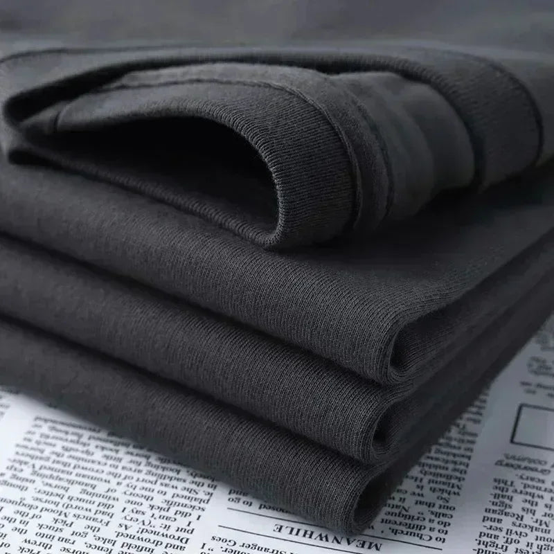 Summer T-shirts for men and women, high-end retro fashion trend short sleeves, high-quality street wear, pure cotton round neck