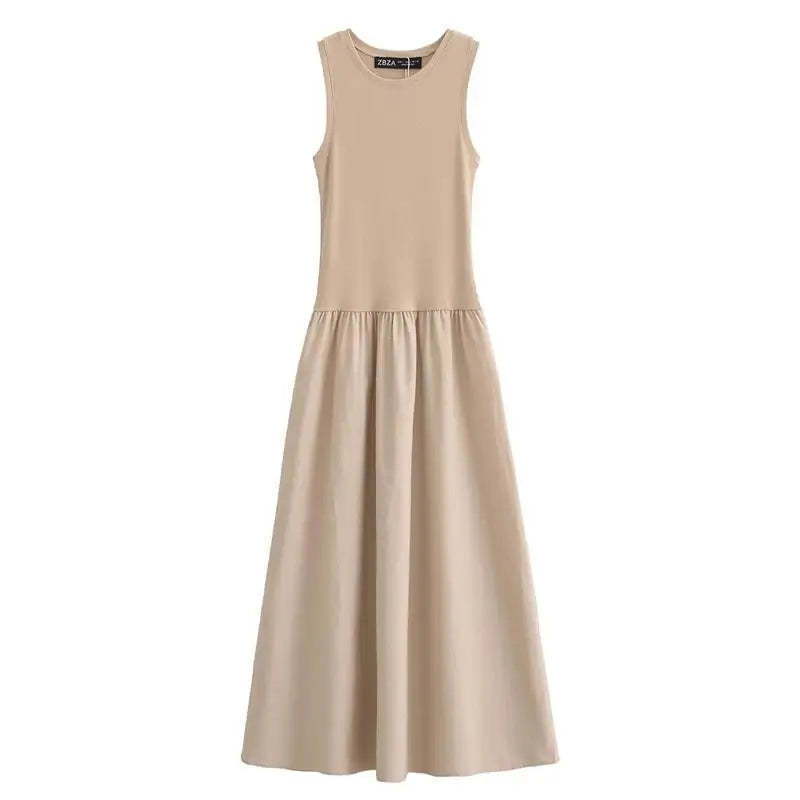 Dresses Summer Women's 2025 New Chic Slim Simple Elegant Holiday Dress Street Women's Comfortable Youth Travel Dress