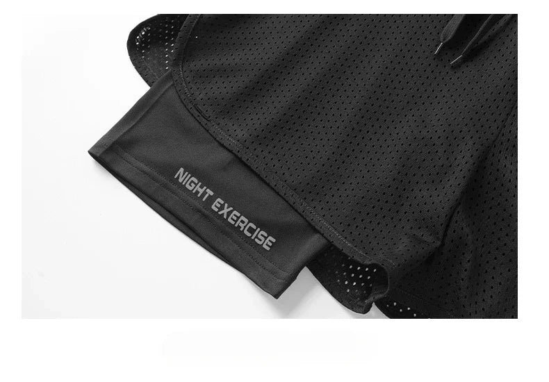 Men's Sportwear 2 PCS Sets Men Sports Quick Drying Running Sets Tracksuit Sport Suits Joggers Training Gym Fitness Workout Suits