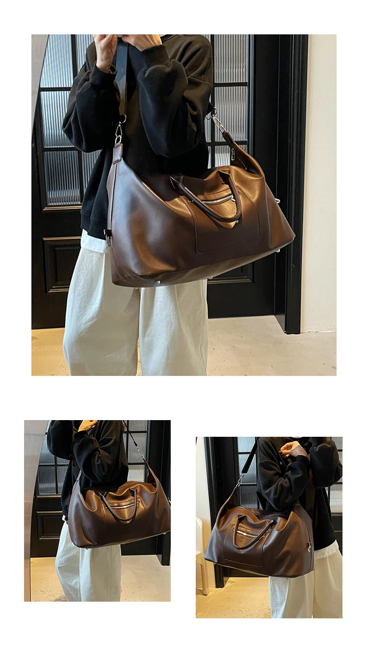 Fashionable Large-Capacity Handbag for Women, Simple and Versatile Travel and Commuting Essential Bag