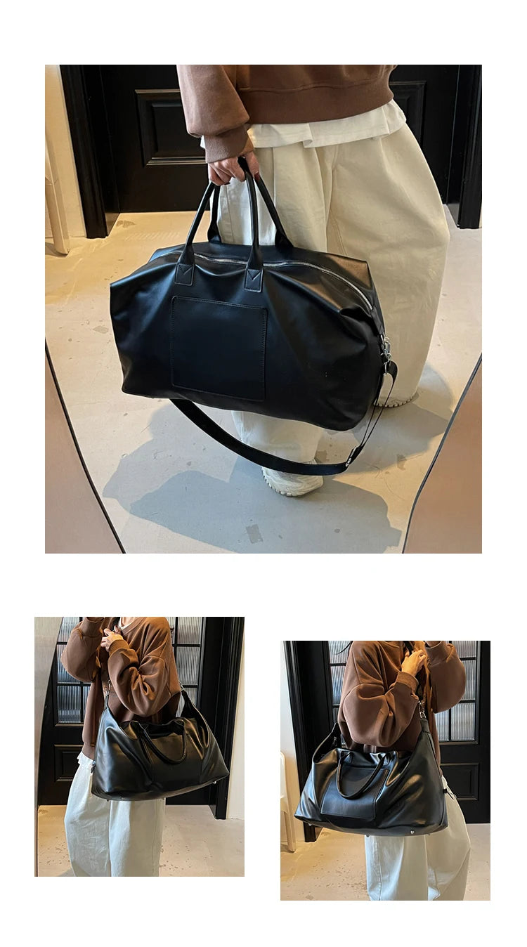 Fashionable Large-Capacity Handbag for Women, Simple and Versatile Travel and Commuting Essential Bag