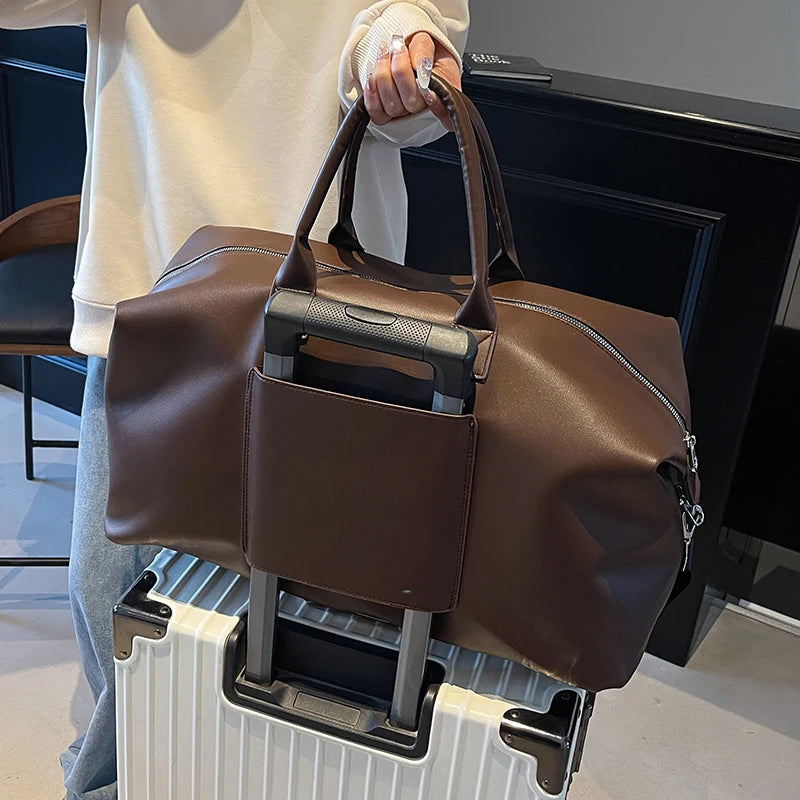Fashionable Large-Capacity Handbag for Women, Simple and Versatile Travel and Commuting Essential Bag