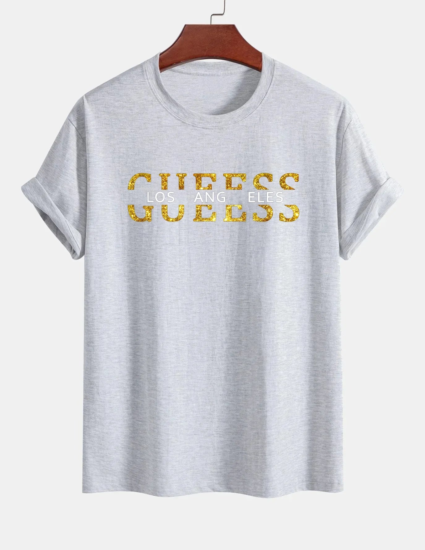 Womens T-shirts Summer Casual Fashion Angeles Letter-printed Short-sleeved T-shirts for Women