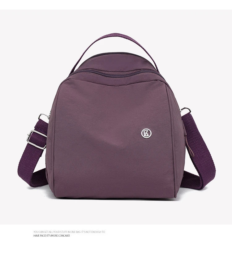 Backpack. New summer 2025 styles. Women's bags. Fashionable and casual. Made of nylon fabric. Lightweight. Women's travel bags.