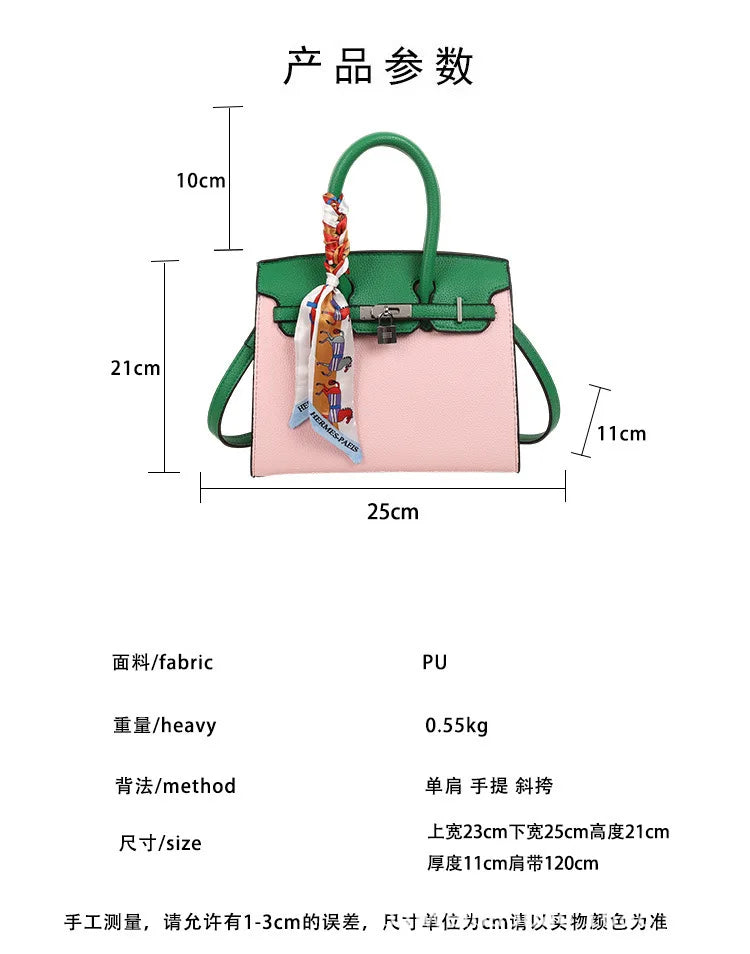 High - end handbags for women, new styles, classic and versatile Birkin - style bags, casual women's single - shoulder