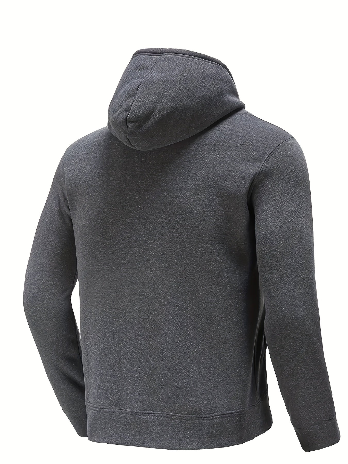 Men's Casual American Flag Graphic Print Hoodies, Drawstring Comfortable Oversized Hooded Pullover Sweatshirt Plus Size