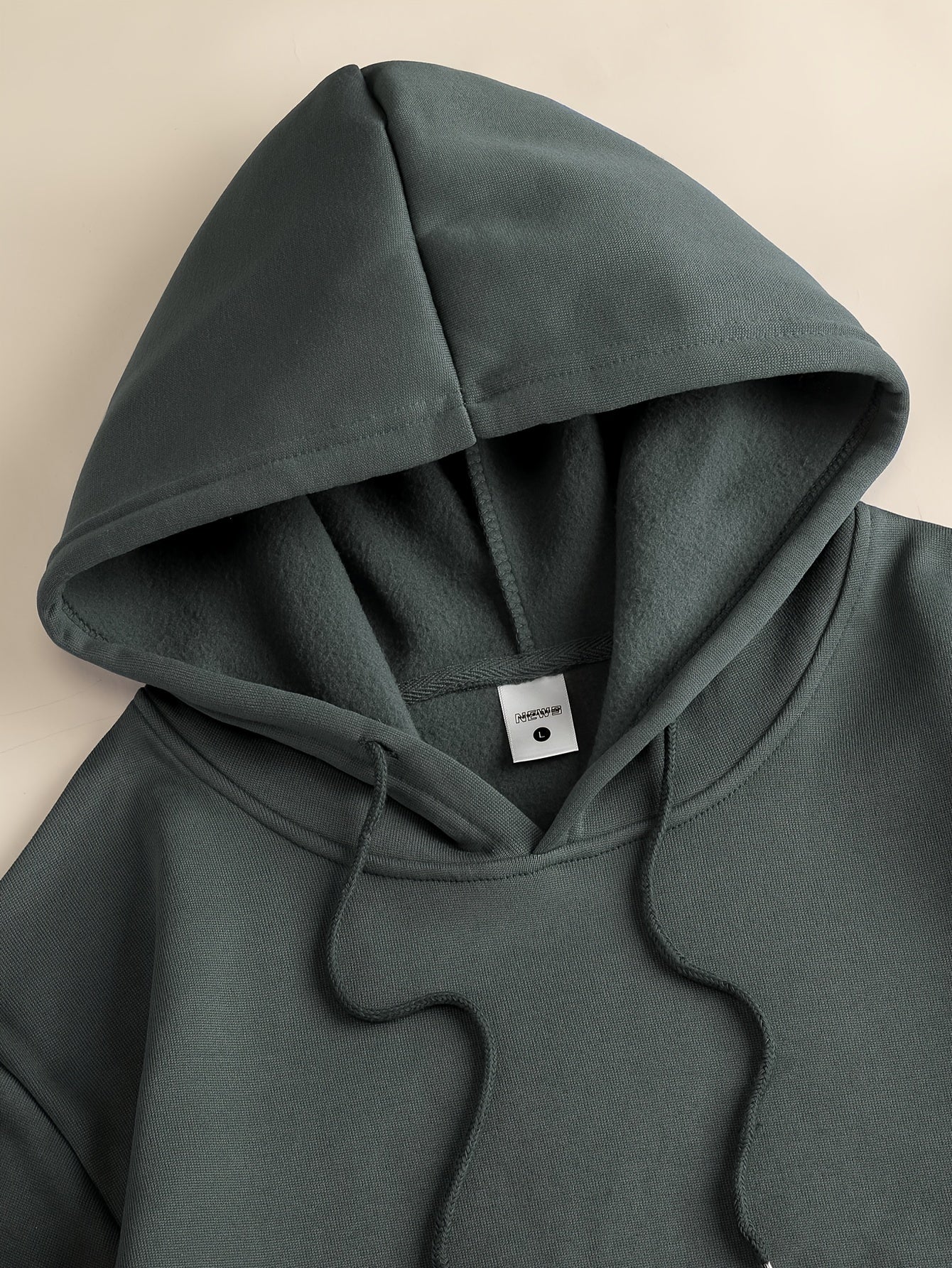 Hoodies For Men, 'Love And Peace' Graphic Print Hoodie, Men’s Casual Pullover Hooded Sweatshirt With Kangaroo Pocket For Spring Fall, As Gifts