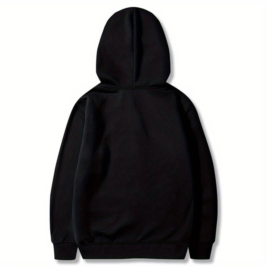 Plus Size Mens Cozy Graphic Hoodies - Soft Drawstring, Oversized Comfortable Fit, Vibrant Juice Print, Best Selling Pullover Sweatshirt for Casual Wear