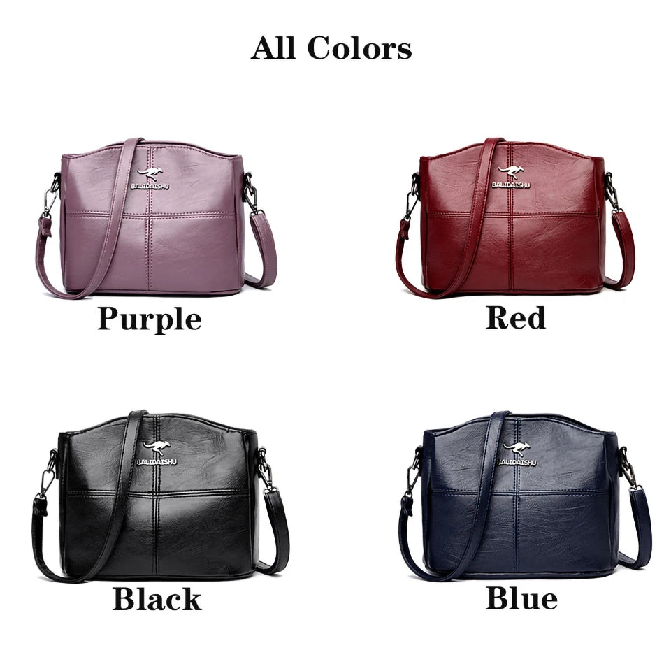 Summer Bag Female Small Shoulder Bags Ladies 2023 NEW Casual Crossbody Bag For Women HighQuality Soft Leather Messenger Bag Sac