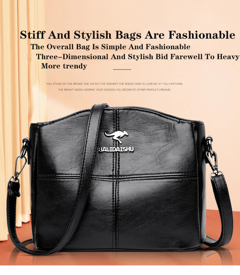Summer Bag Female Small Shoulder Bags Ladies 2023 NEW Casual Crossbody Bag For Women HighQuality Soft Leather Messenger Bag Sac