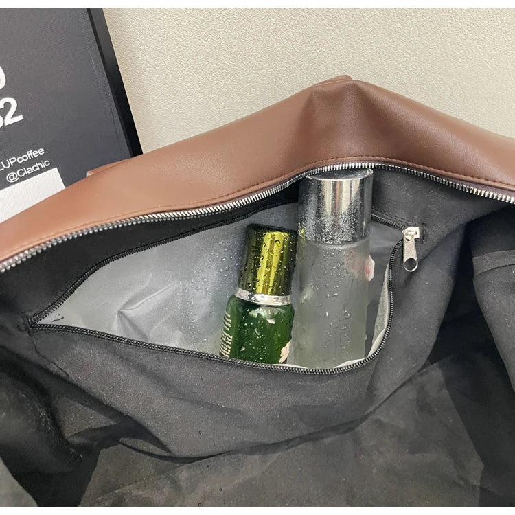 Fashionable Large-Capacity Handbag for Women, Simple and Versatile Travel and Commuting Essential Bag
