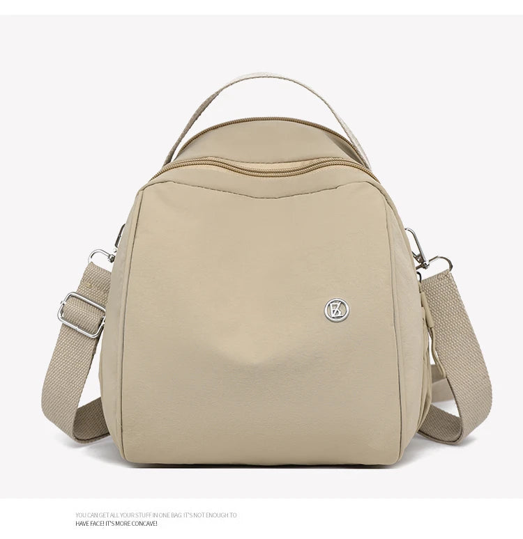 Backpack. New summer 2025 styles. Women's bags. Fashionable and casual. Made of nylon fabric. Lightweight. Women's travel bags.