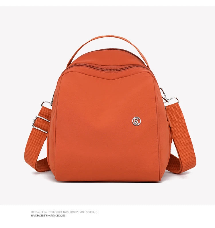 Backpack. New summer 2025 styles. Women's bags. Fashionable and casual. Made of nylon fabric. Lightweight. Women's travel bags.