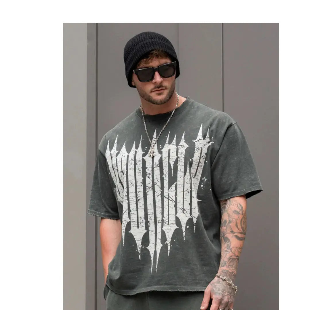 Men's Summer T-Shirts - Breathable Cotton Sports Tee, Loose Fit Casual Gym Running Shirts, Fashion Round Neck Comfortable Top fo