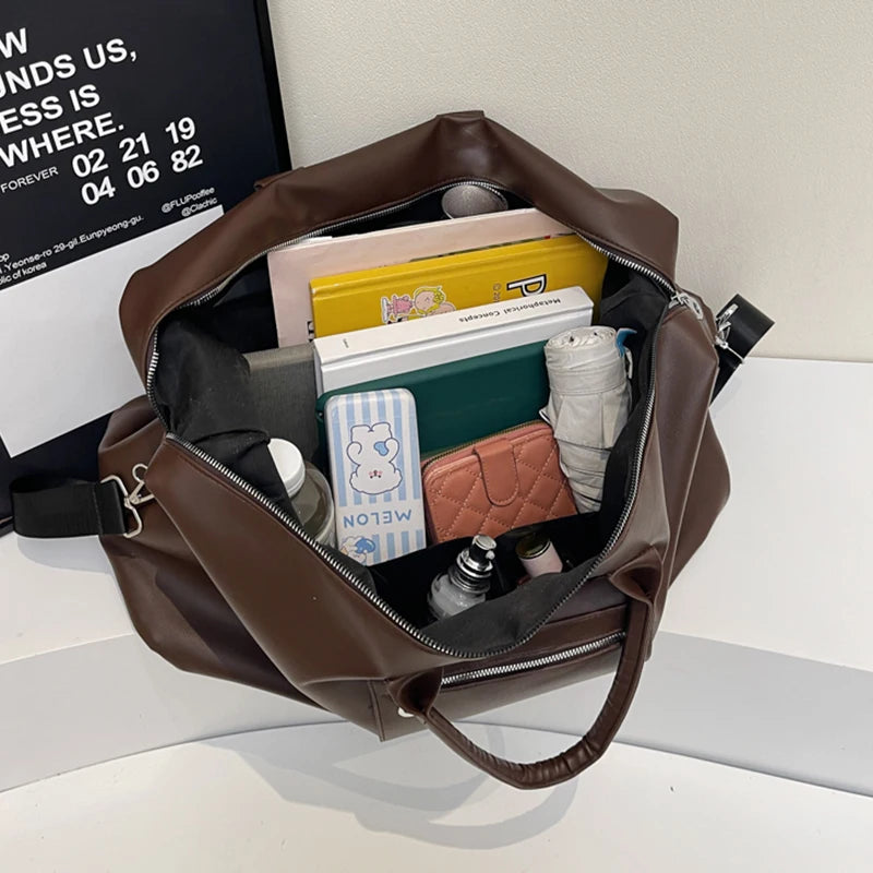 Fashionable Large-Capacity Handbag for Women, Simple and Versatile Travel and Commuting Essential Bag