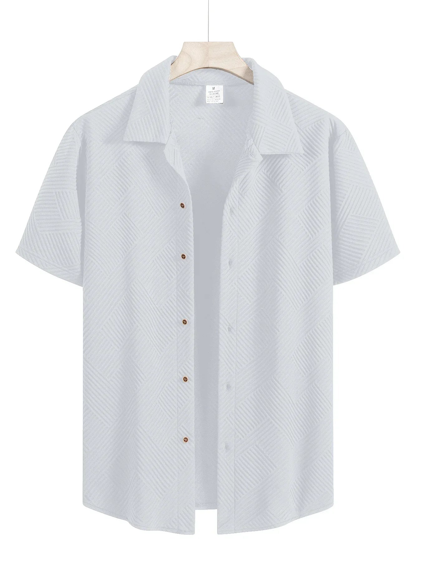 Men's Casual T-Shirt Summer Lightweight T Shirt Comfortable Beach Solid Color Breathable TShirts Fashion Daily Loose Shirt Tops