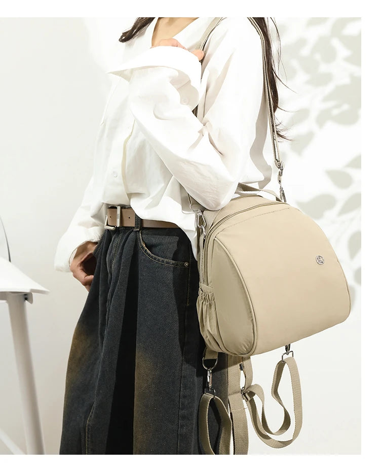 Backpack. New summer 2025 styles. Women's bags. Fashionable and casual. Made of nylon fabric. Lightweight. Women's travel bags.