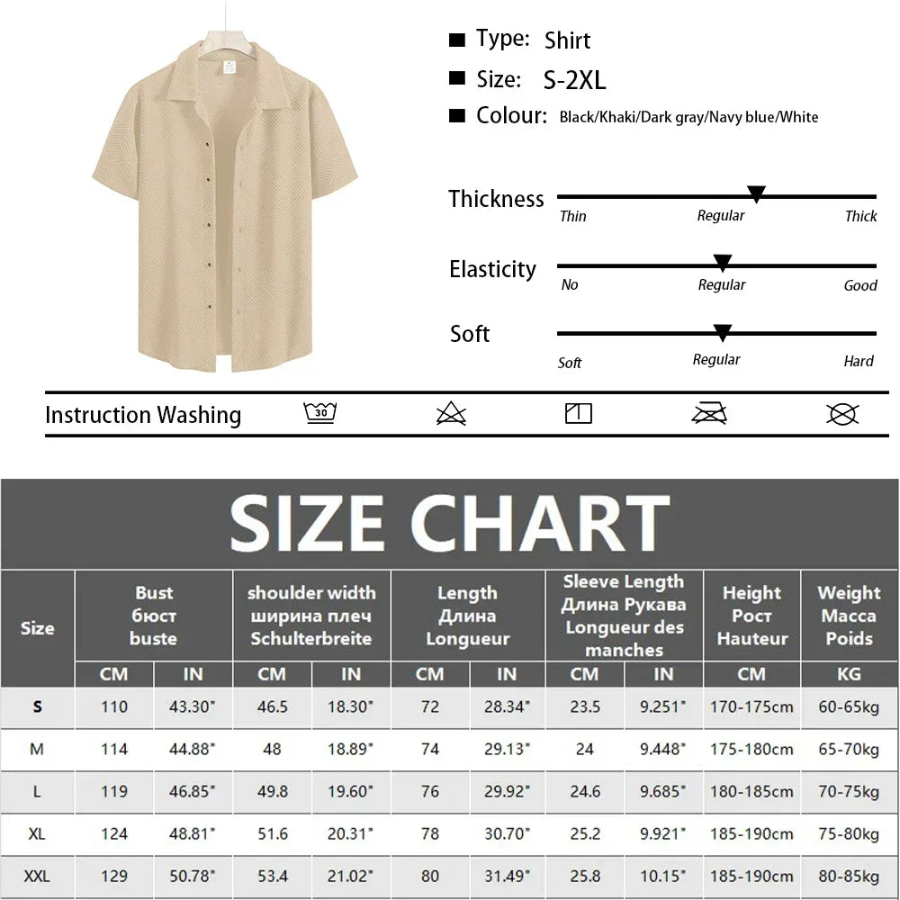 Men's Casual T-Shirt Summer Lightweight T Shirt Comfortable Beach Solid Color Breathable TShirts Fashion Daily Loose Shirt Tops