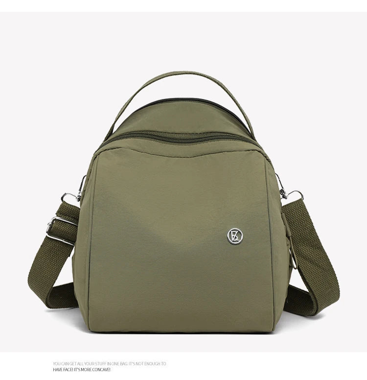 Backpack. New summer 2025 styles. Women's bags. Fashionable and casual. Made of nylon fabric. Lightweight. Women's travel bags.
