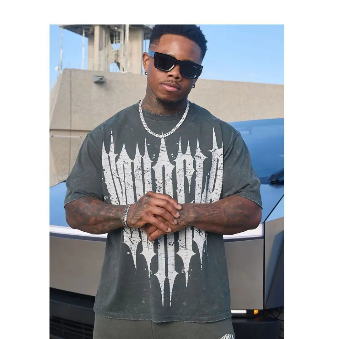 Men's Summer T-Shirts - Breathable Cotton Sports Tee, Loose Fit Casual Gym Running Shirts, Fashion Round Neck Comfortable Top fo