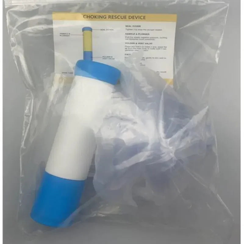 Upgrade Portable Anti Choking Device Choking Emergency Life Saving Suction Vac Anti Choke Device First Aid Kit for Kids Adults