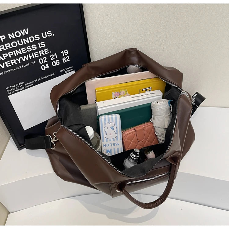 Fashionable Large-Capacity Handbag for Women, Simple and Versatile Travel and Commuting Essential Bag