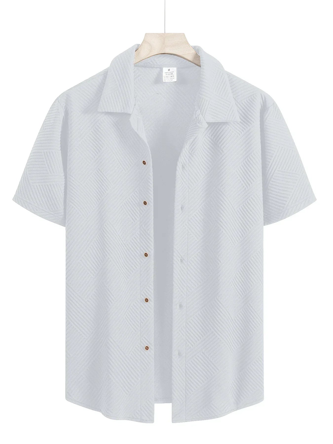 Men's Casual T-Shirt Summer Lightweight T Shirt Comfortable Beach Solid Color Breathable TShirts Fashion Daily Loose Shirt Tops