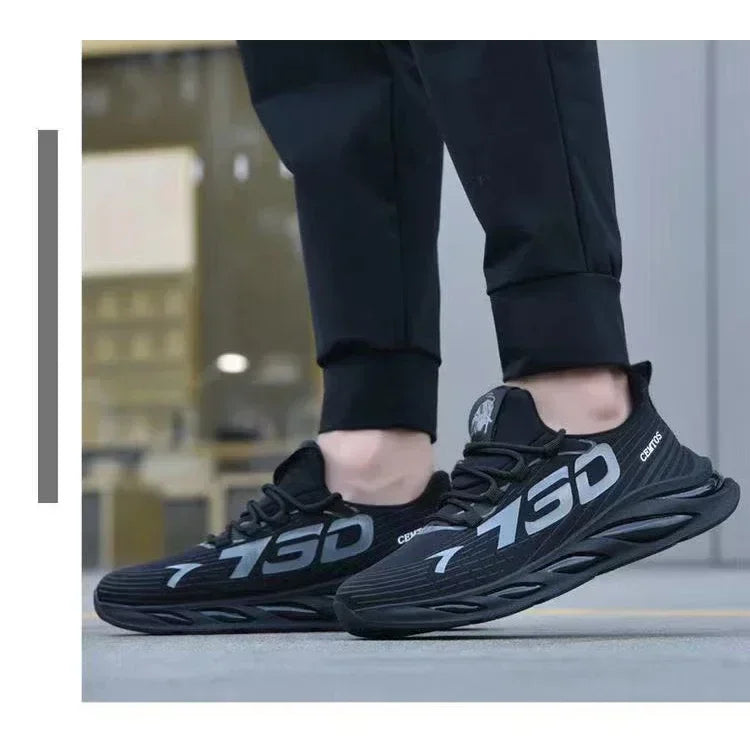 Men's shoes new summer breathable network surface tide brand sports leisure running light network red boom fashion shoes