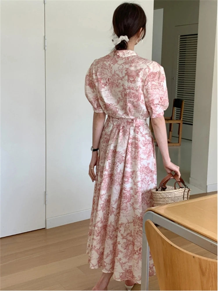 Vestidos Para Mujer Summer Dress Long Dresses For Women Vintage Dresses De Mujer Elegantes Vestido Feminino Traf Official Store