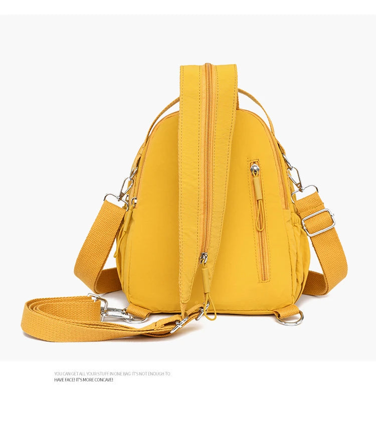 Backpack. New summer 2025 styles. Women's bags. Fashionable and casual. Made of nylon fabric. Lightweight. Women's travel bags.