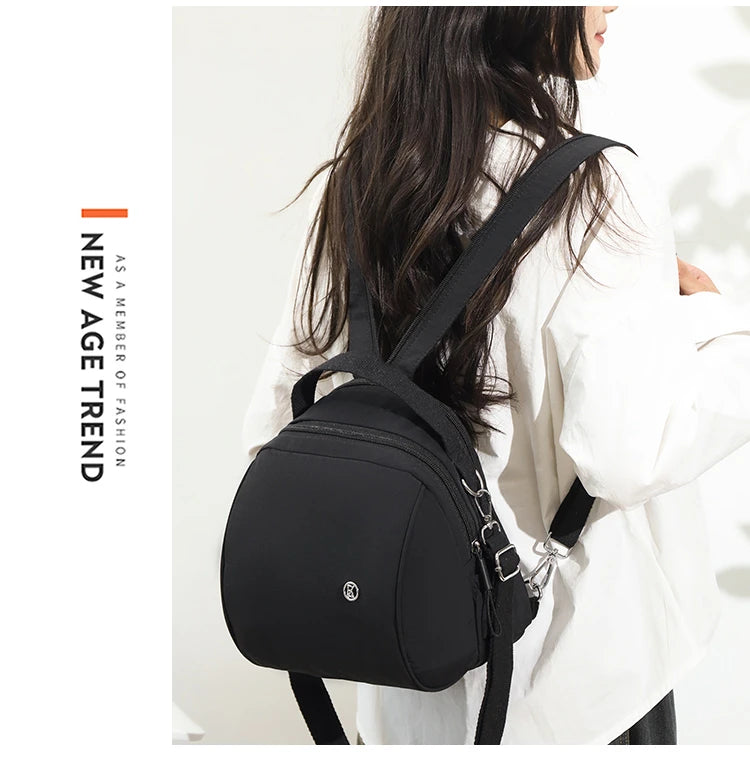 Backpack. New summer 2025 styles. Women's bags. Fashionable and casual. Made of nylon fabric. Lightweight. Women's travel bags.