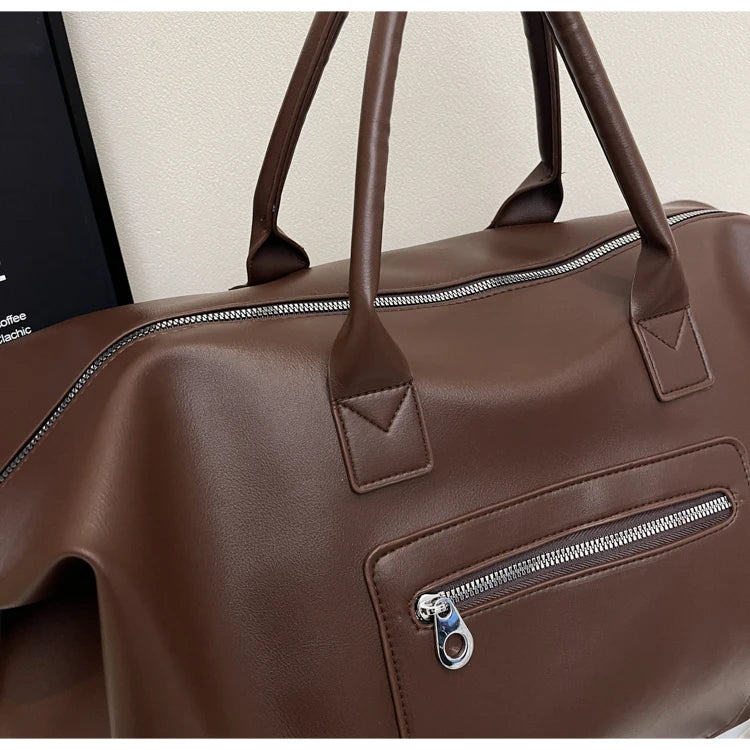 Fashionable Large-Capacity Handbag for Women, Simple and Versatile Travel and Commuting Essential Bag