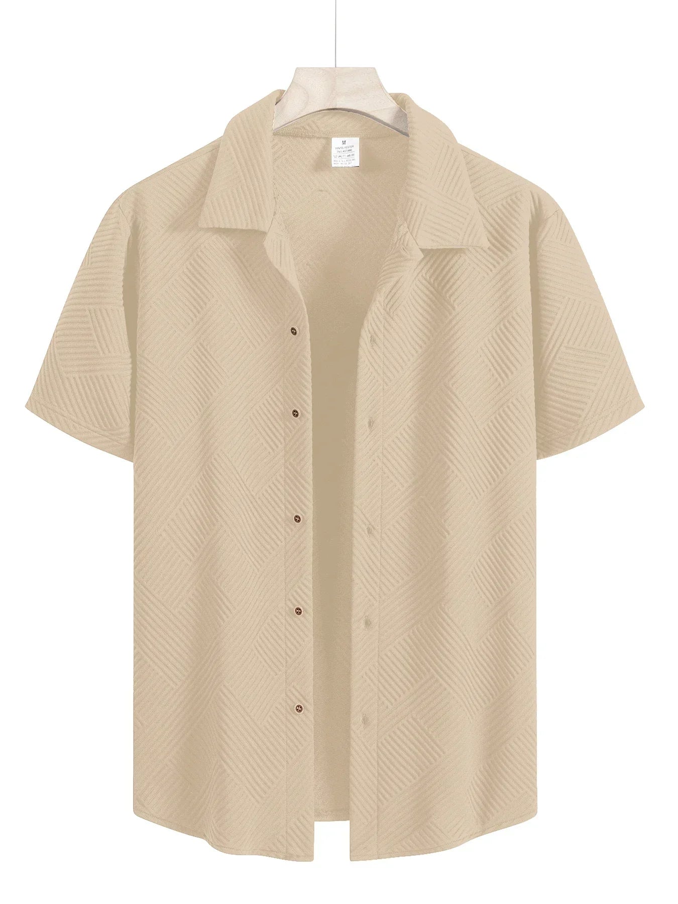 Men's Casual T-Shirt Summer Lightweight T Shirt Comfortable Beach Solid Color Breathable TShirts Fashion Daily Loose Shirt Tops