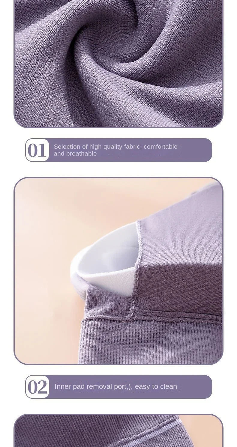 Sports Vest Women Gather Without Steel Ring Shockproof Underwear, Tube Top, Outer Wear, All-match U-shaped Beautiful Back, Big