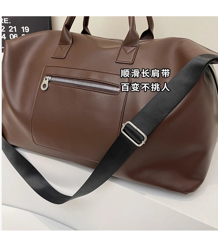Fashionable Large-Capacity Handbag for Women, Simple and Versatile Travel and Commuting Essential Bag