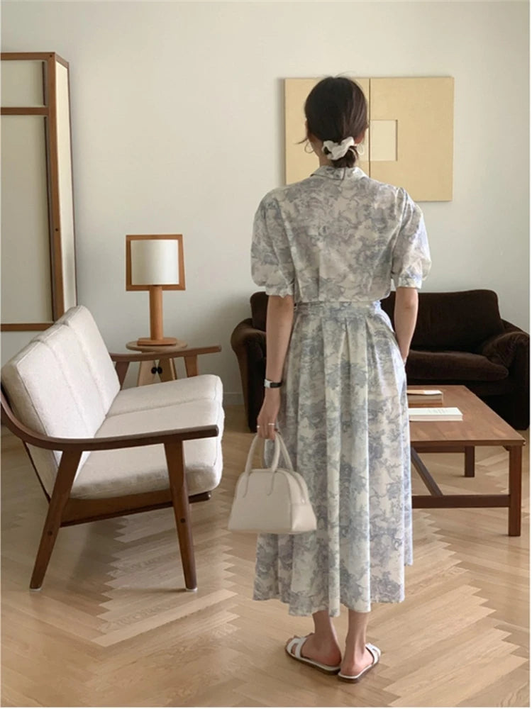 Vestidos Para Mujer Summer Dress Long Dresses For Women Vintage Dresses De Mujer Elegantes Vestido Feminino Traf Official Store