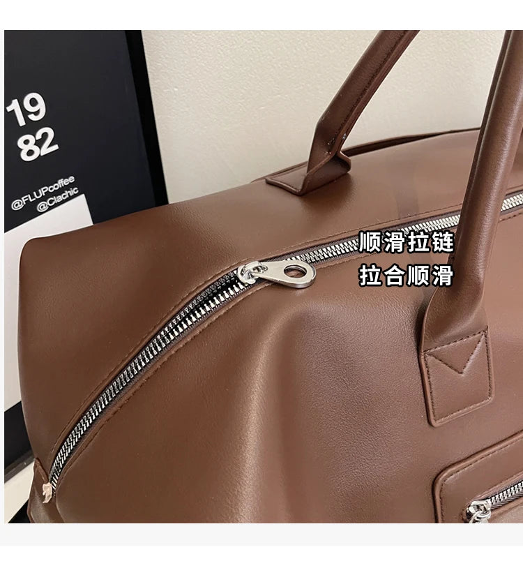 Fashionable Large-Capacity Handbag for Women, Simple and Versatile Travel and Commuting Essential Bag