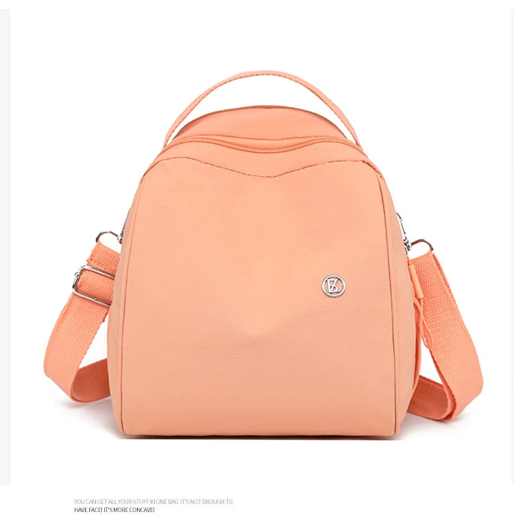 Backpack. New summer 2025 styles. Women's bags. Fashionable and casual. Made of nylon fabric. Lightweight. Women's travel bags.