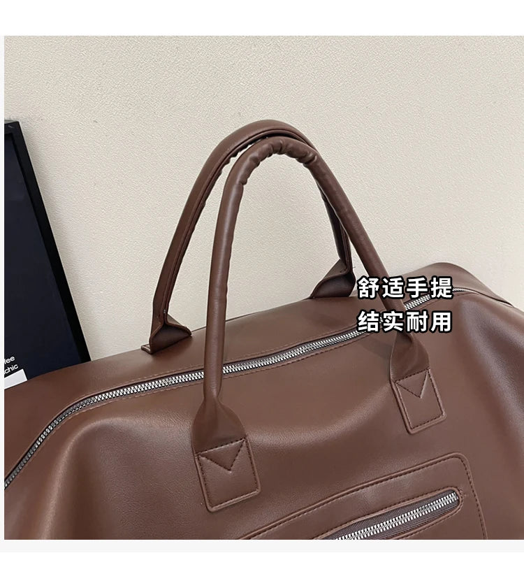 Fashionable Large-Capacity Handbag for Women, Simple and Versatile Travel and Commuting Essential Bag