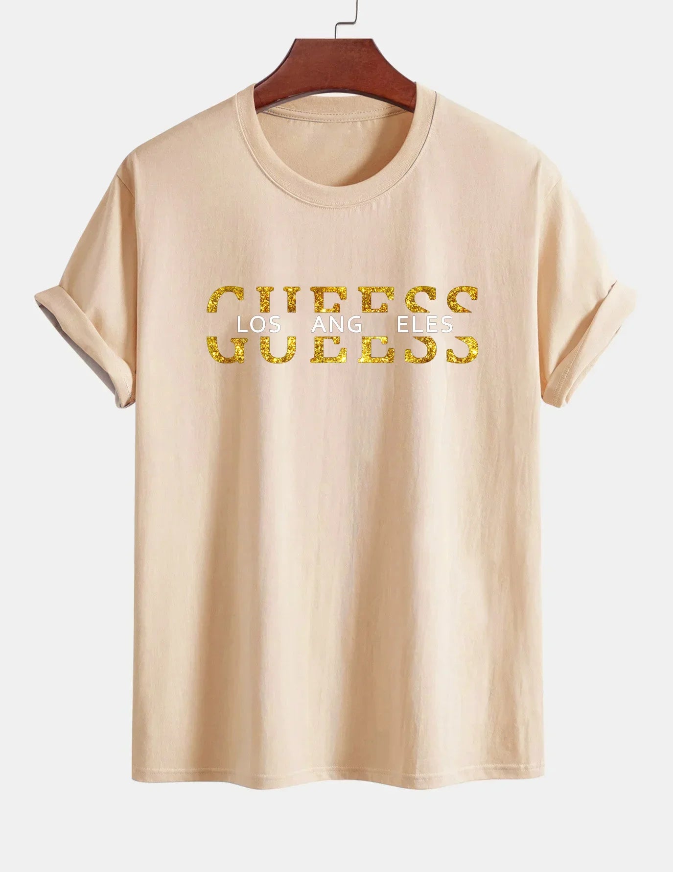 Womens T-shirts  Summer Casual   Fashion  Angeles Letter-printed Short-sleeved T-shirts for Women