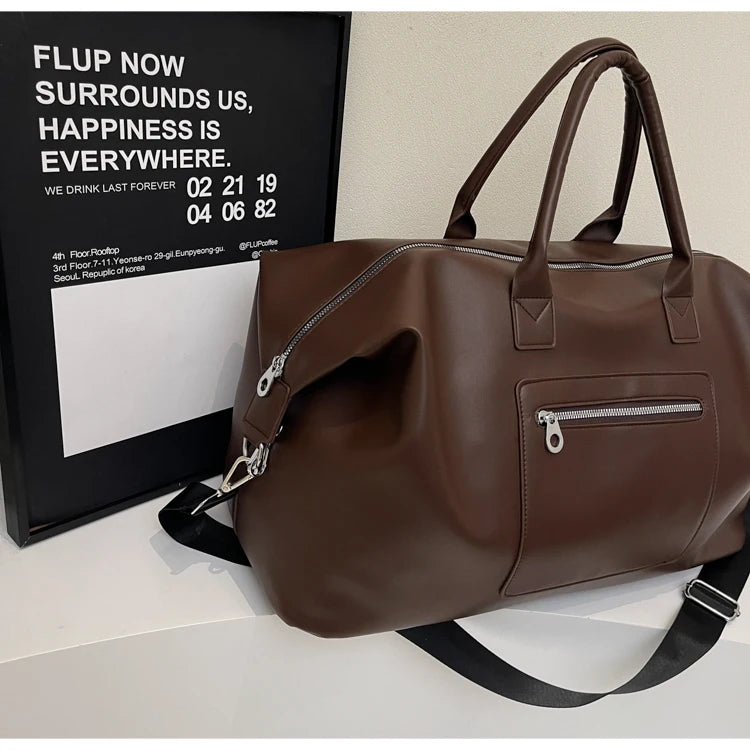Fashionable Large-Capacity Handbag for Women, Simple and Versatile Travel and Commuting Essential Bag
