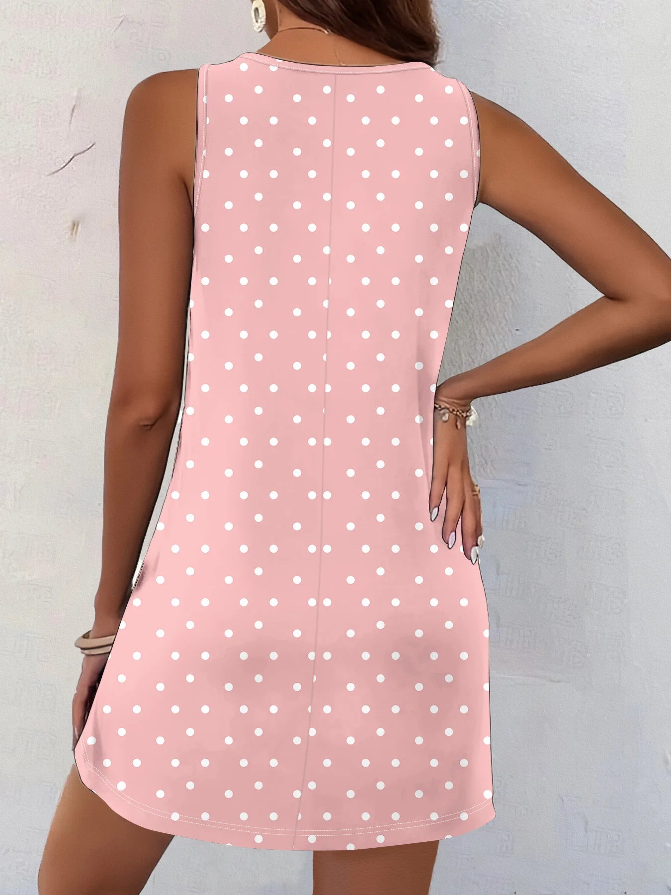 Summer Vacation Dress for Women Bohemian V Neck Sleeveless Printed Beach Dress Summer Dress Dress for Women Vestido Feminino