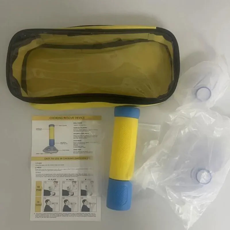 Upgrade Portable Anti Choking Device Choking Emergency Life Saving Suction Vac Anti Choke Device First Aid Kit for Kids Adults